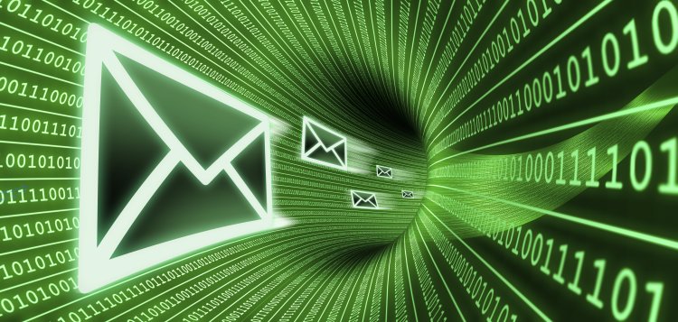 vpn green digital tunnel binary code envelopes vpn services privacy